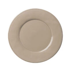 Assiette Plate En Faïence Mastic D28.5cm - Constance