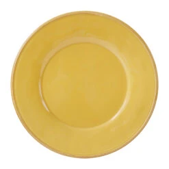 Assiette Plate En Faïence Moutarde D28.5cm - Constance