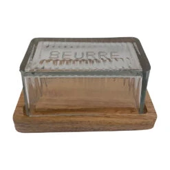 Beurrier En Verre Et Manguier - Grand Office