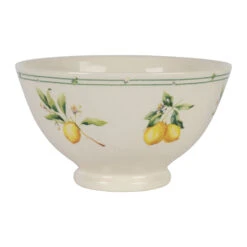 Bol Citron En Faïence Jaune Et Vert 75cl - Collection