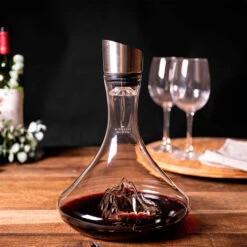 Carafe à Decanter Everest - Topographic -Fabrique De Styles Boutique carafe a decanter everest topographic 680162 680162 FRN03 WEB 1