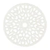 Dessous De Plat Rosace En Fonte Blanc Cassé D20cm - Rhodonea