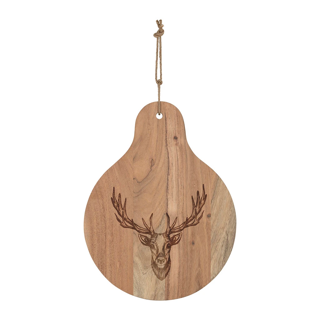 Planche A Découper Cerf En Acacia Naturel 32x42cm - Dalbert 1 Planche A Découper Cerf En Acacia Naturel 32x42cm - Dalbert
