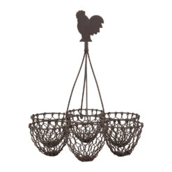 Porte Oeufsen Fer Brun - Campagne