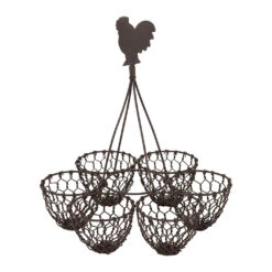 Fabrique De Styles Boutique -Fabrique De Styles Boutique porte oeufs en fer brun carreau ciment 201120 201120 DET01 WEB 1