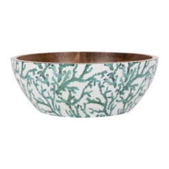 Saladier En Manguier Turquoise D30cm - Estran