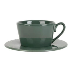 Tasse Et Sous Tasse En Faïence Romarin 37.5cl - Constance